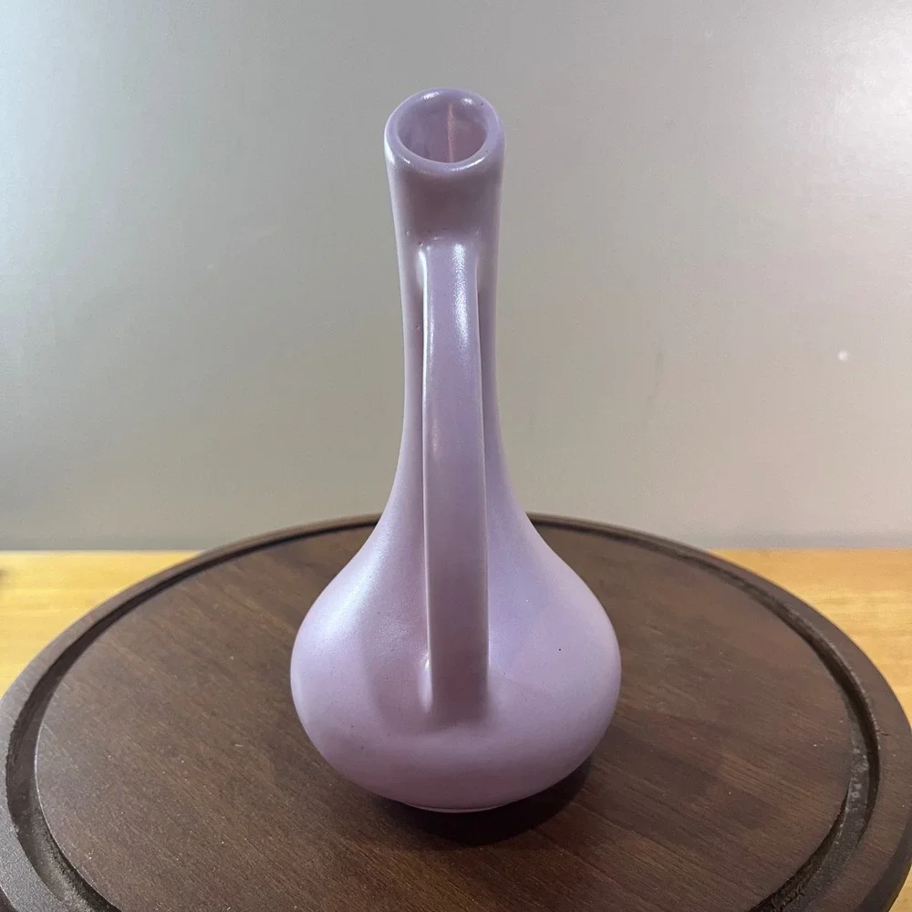 Vtg Royal Haeger USA R692 Pale Pink MCM Ceramic Pitcher Vase Ewer 7.75